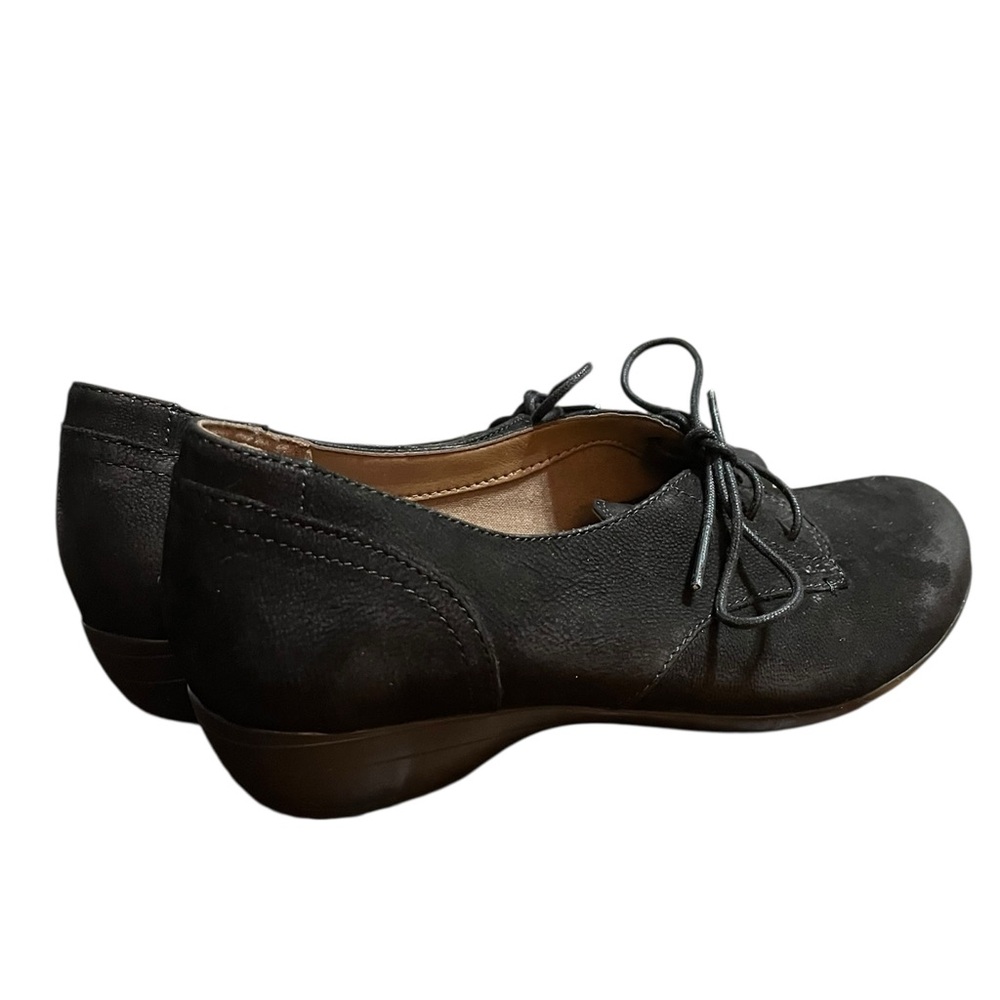 Dansko Women's size 5 Black Lace-Up Flats - Picture 4 of 7